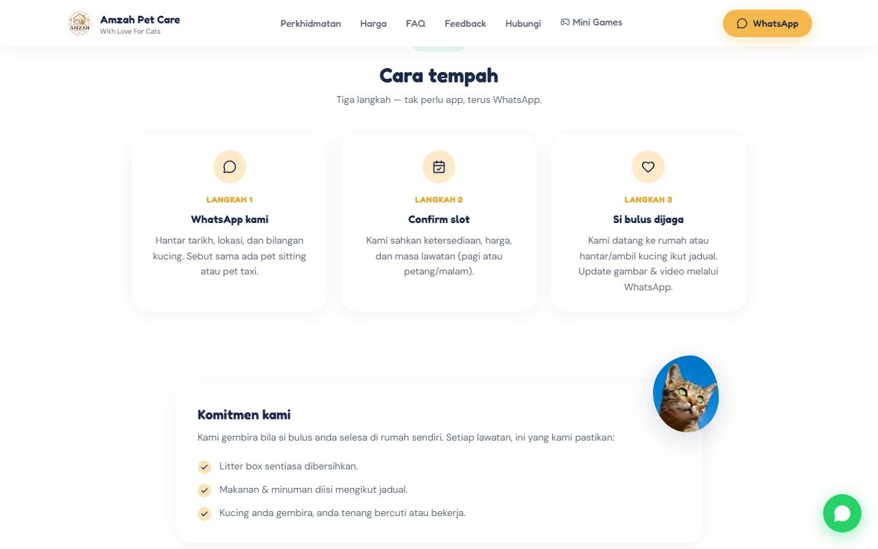 How to Book section of the website