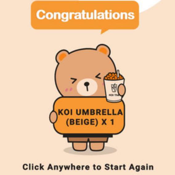 Koi Thé interactive game
